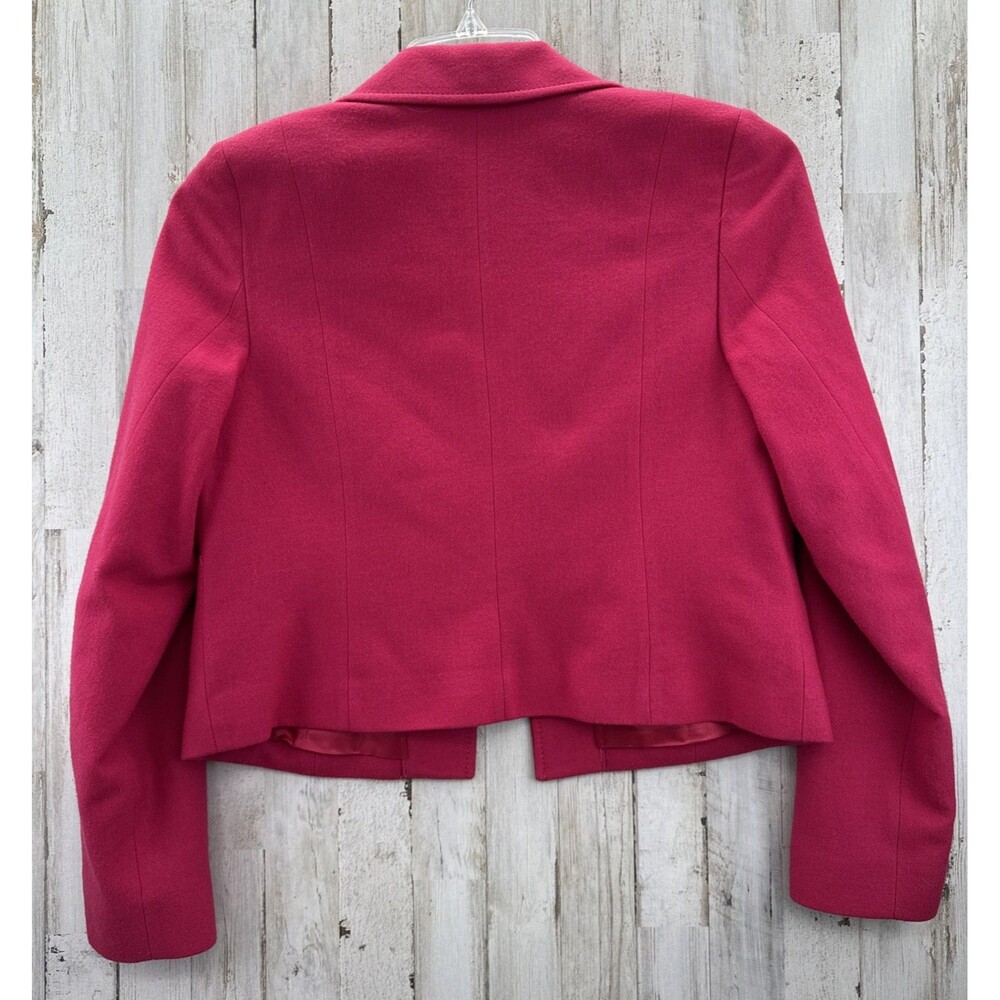 Pendleton Wool Blazer Coat Sz 12 Pink Corpcore Office Quiet Luxury Vintage - Picture 2 of 13
